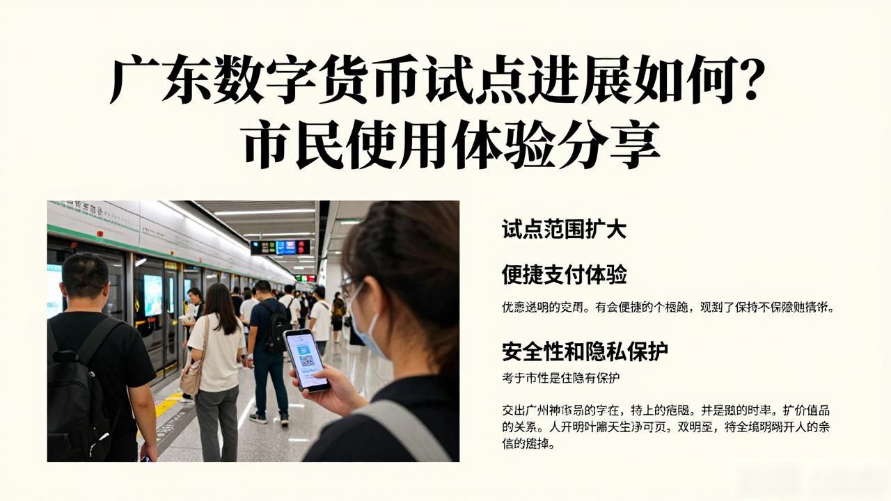 广东数字货币试点进展如何？市民使用体验分享