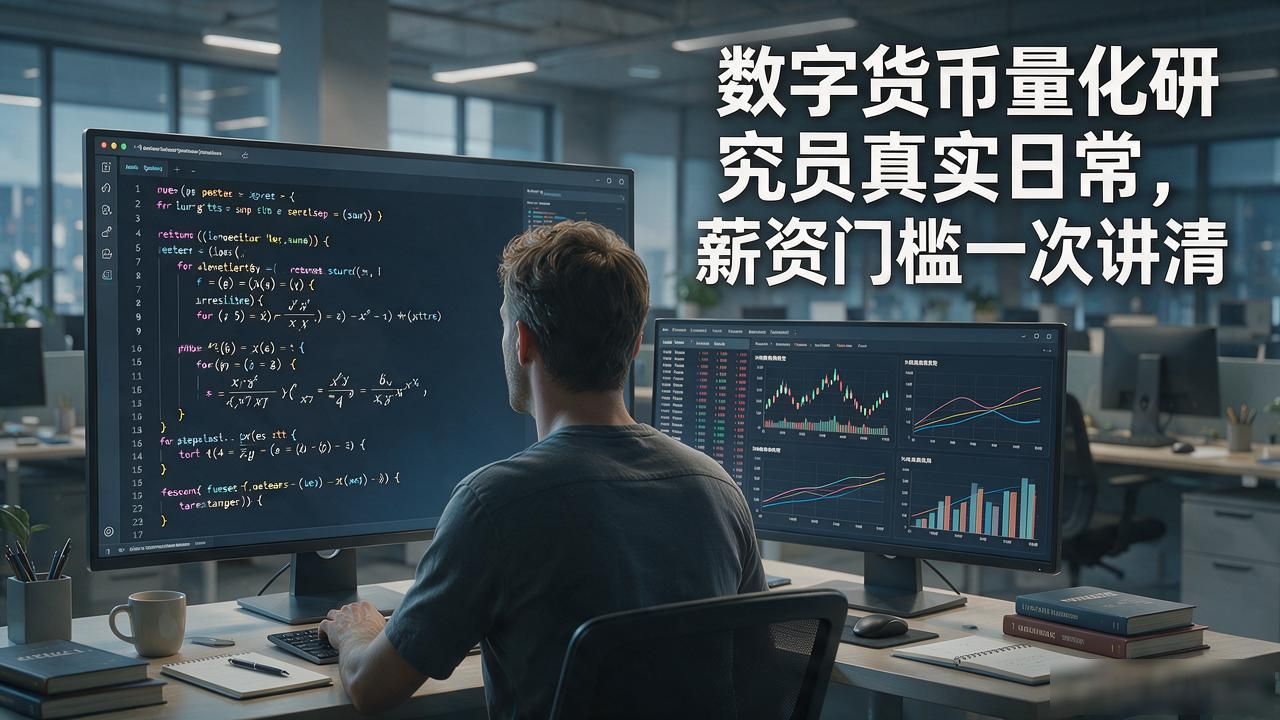 数字货币量化研究员真实日常，薪资门槛一次讲清