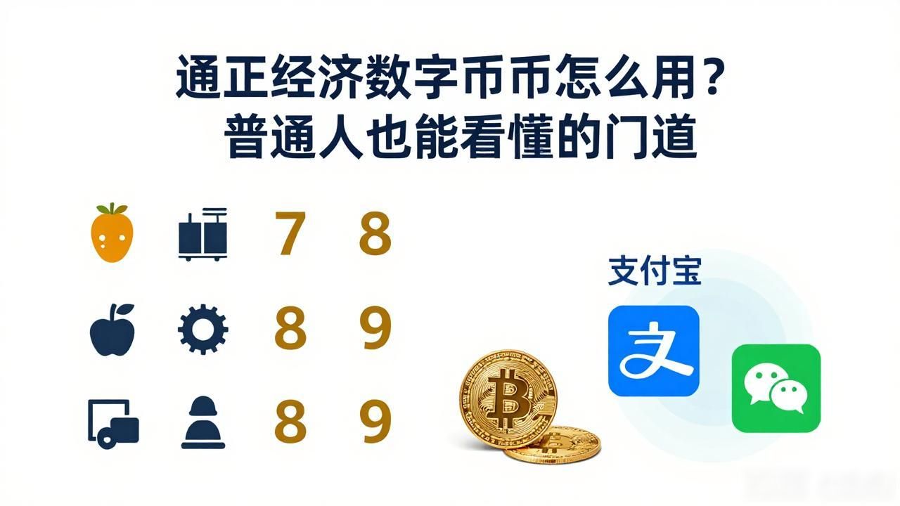 通正经济数字货币怎么用？普通人也能看懂的门道