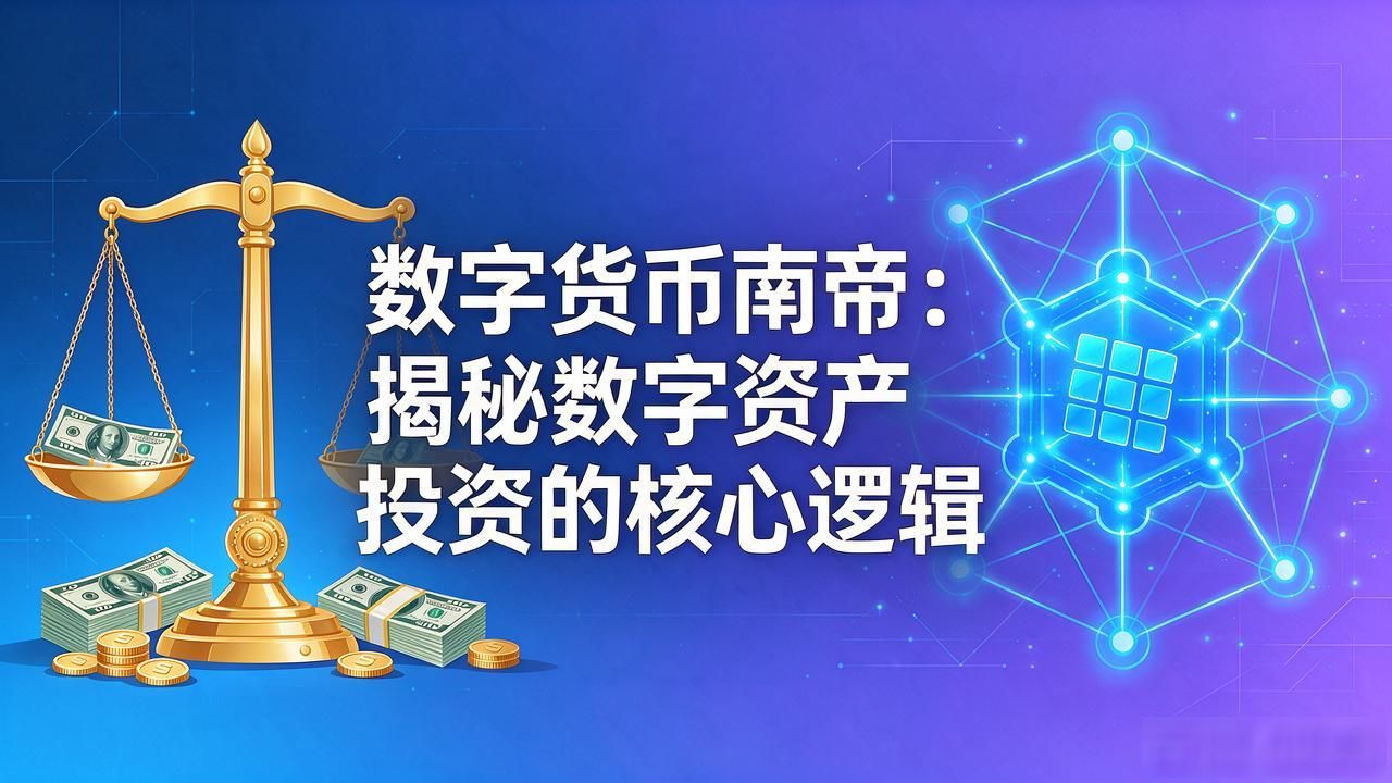 数字货币南帝：揭秘数字资产投资的核心逻辑