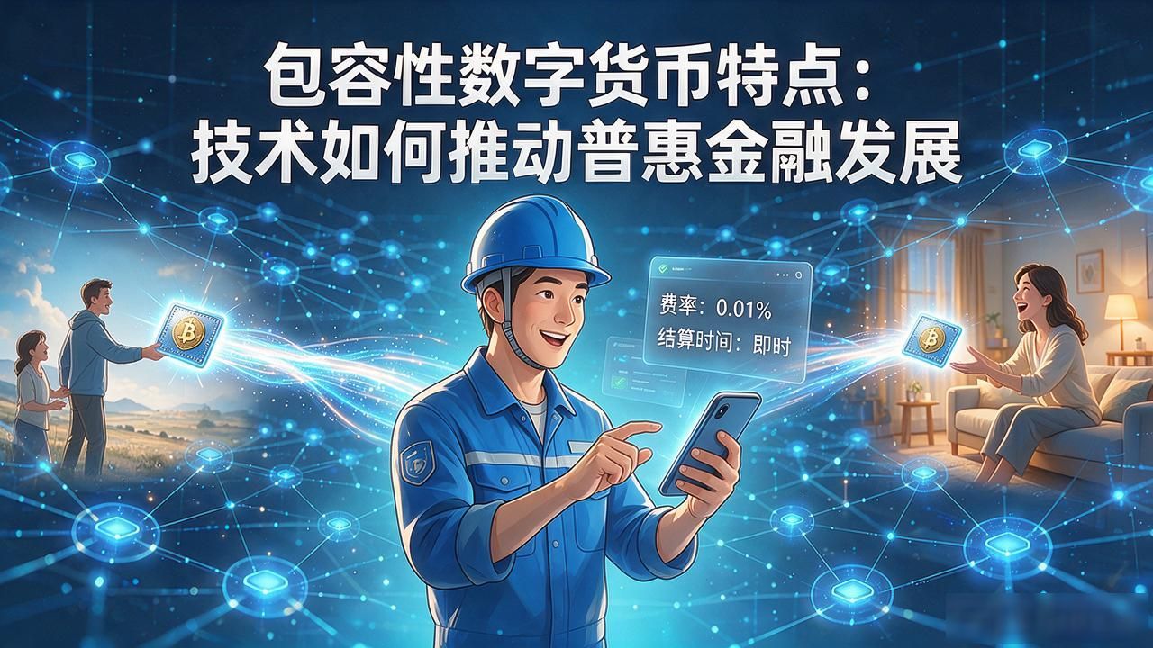 包容性数字货币特点：技术如何推动普惠金融发展