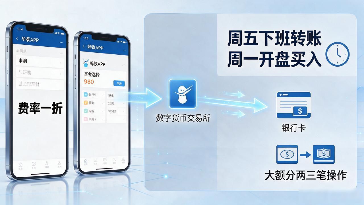 手里攒了数字货币想转基金，买哪几类最稳、怎么分仓位才靠谱