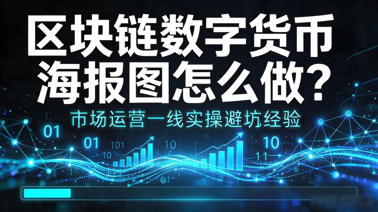 区块链数字货币海报图怎么做？市场运营一线实操避坑经验