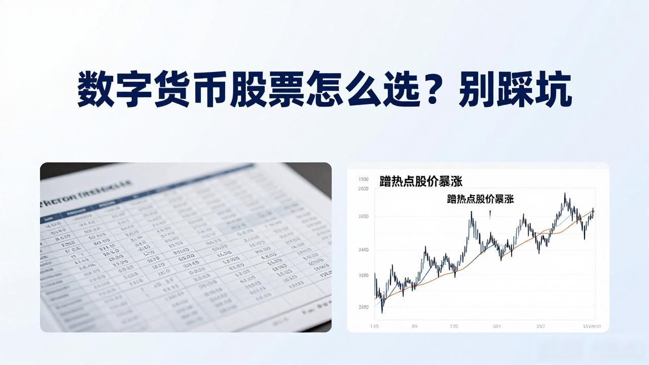 数字货币股票怎么选？别踩坑