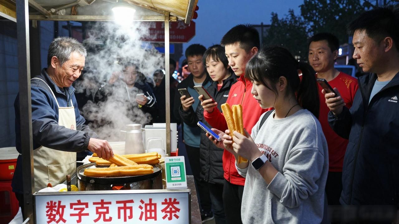 数字货币油条是啥？摊了二十年早点的老周，跟您唠几句