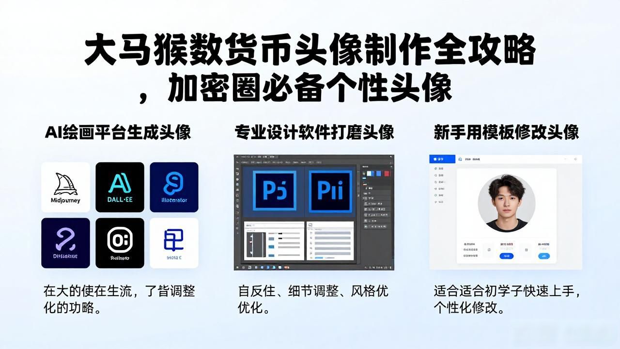 大马猴数字货币头像制作全攻略，加密圈必备个性头像