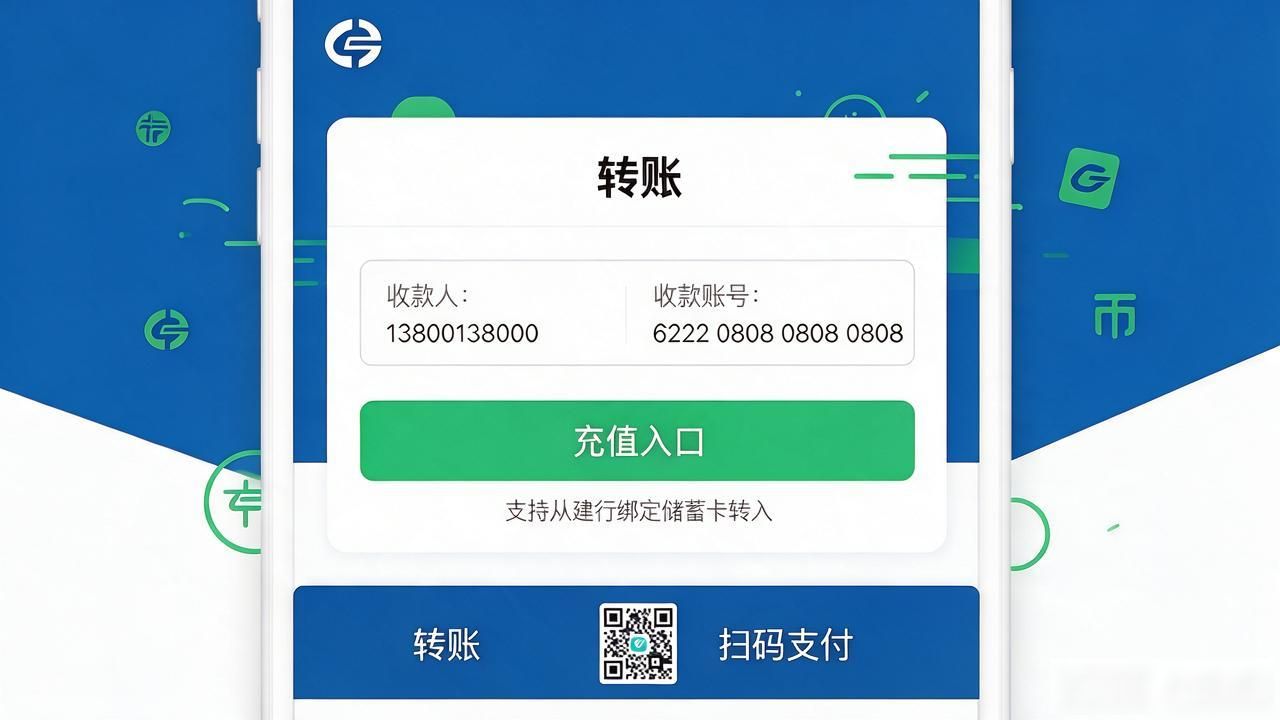 建设银行数字货币怎么弄？手机银行开通、充值、消费一次说清