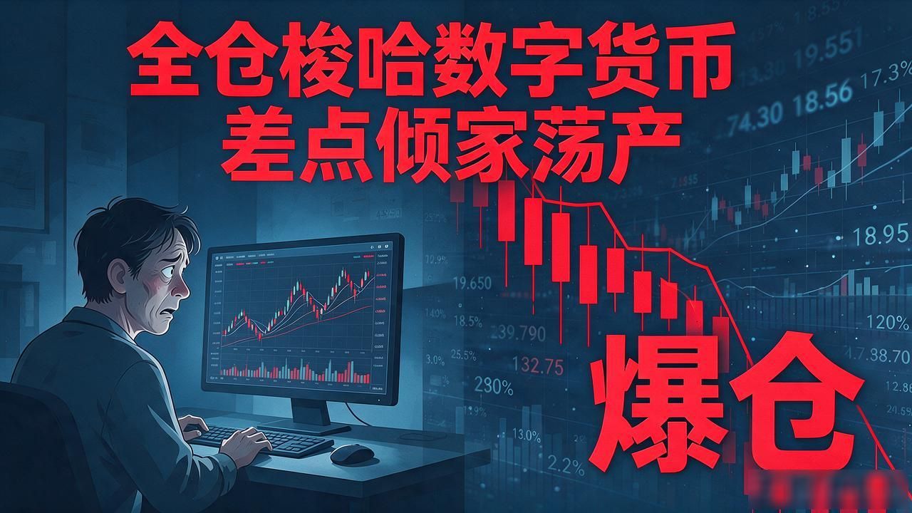 全仓梭哈数字货币差点倾家荡产，普通人真会亏到一分钱不剩吗