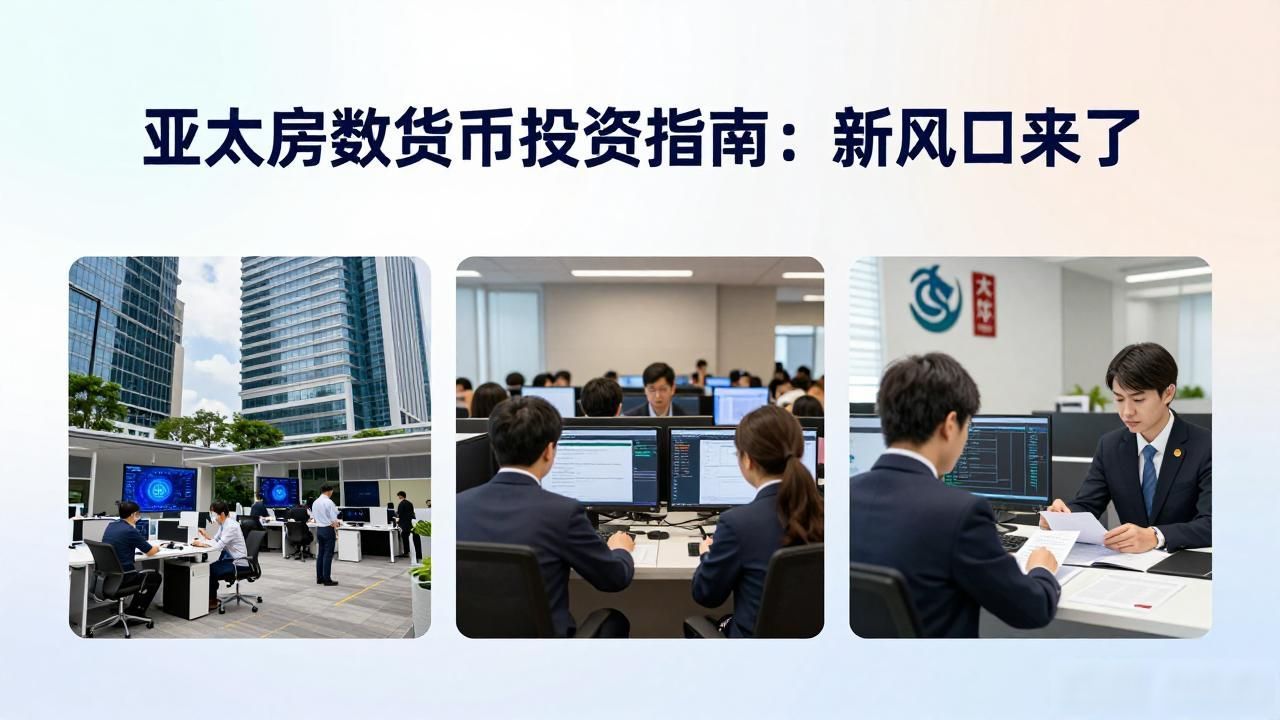 亚太房数字货币投资指南：新风口来了