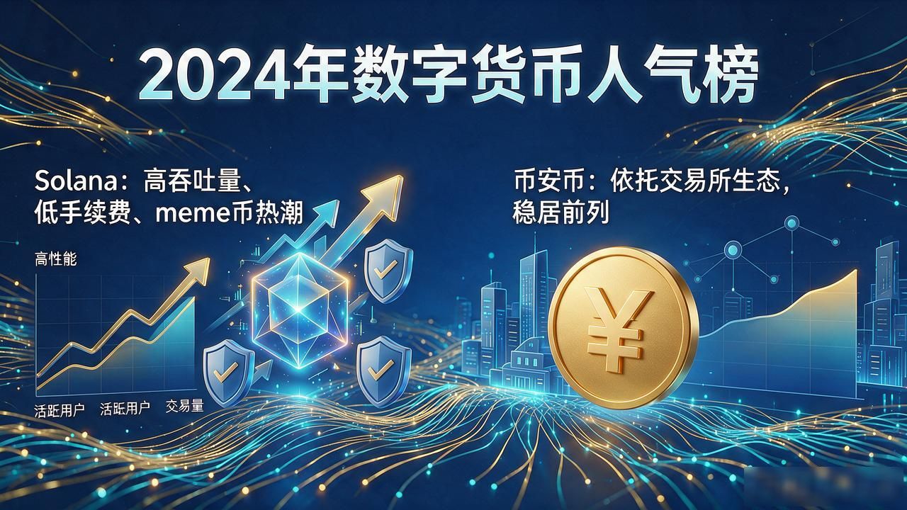 数字货币人气榜怎么看？认准这几个主流币种就对了