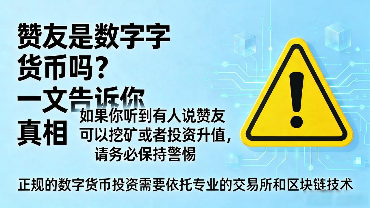 赞友是数字货币吗？一文告诉你真相
