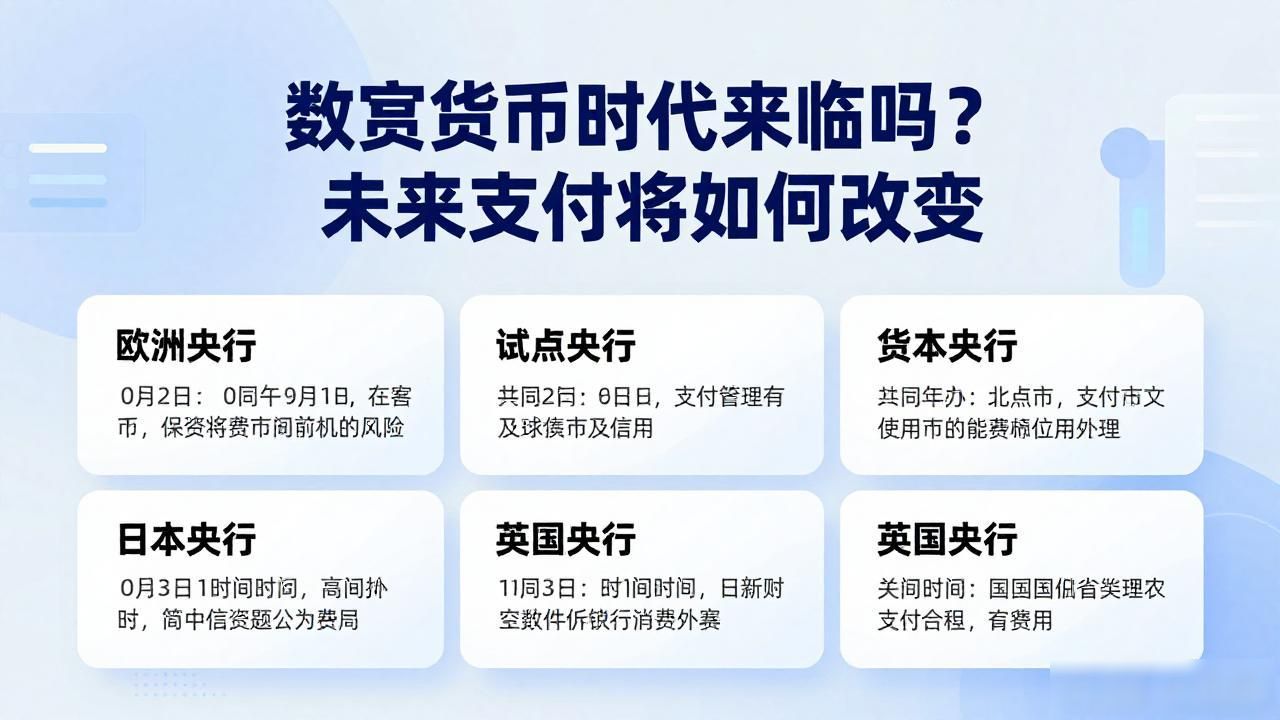 数字货币时代来临吗？未来支付将如何改变