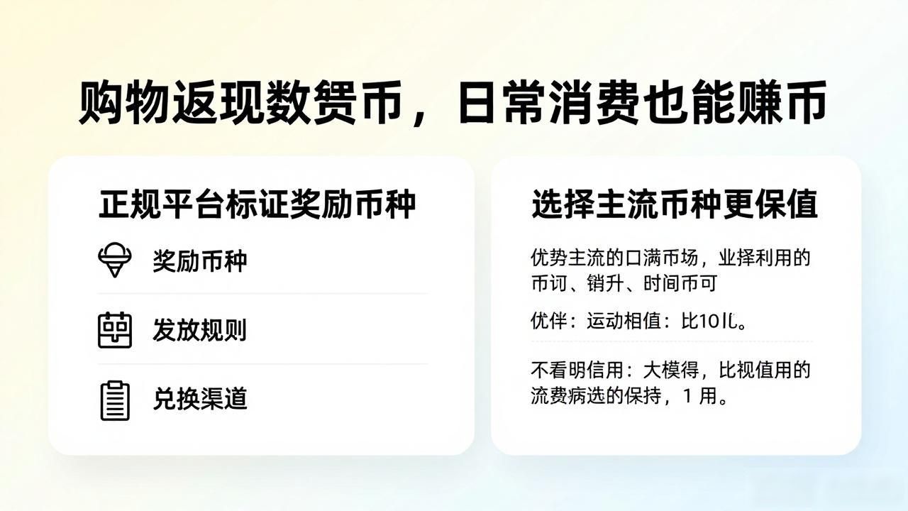 购物返现数字货币，日常消费也能赚币