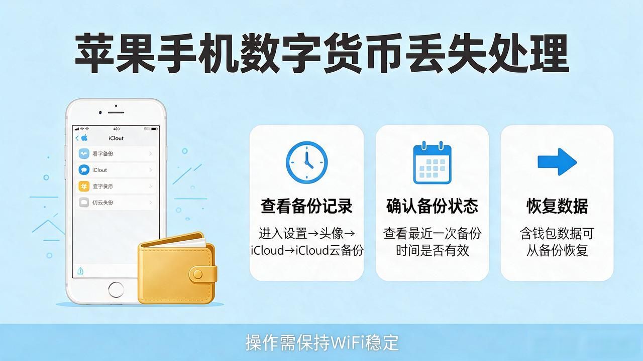苹果手机数字货币丢失怎么办？一文看懂紧急处理方式