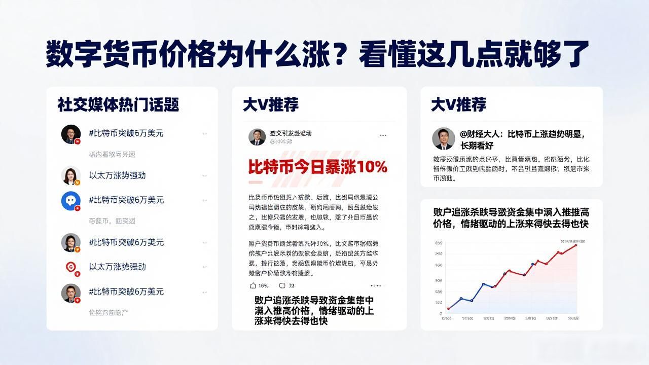 数字货币价格为什么涨？看懂这几点就够了
