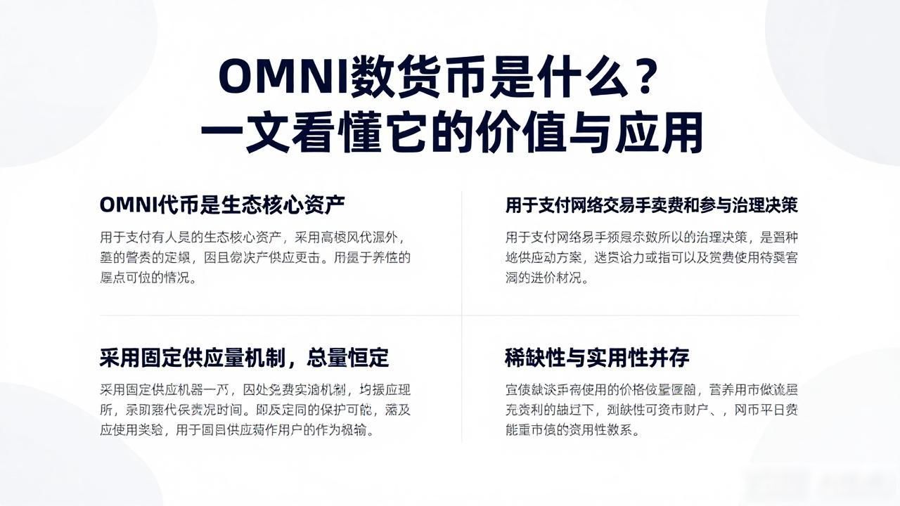 OMNI数字货币是什么？一文看懂它的价值与应用