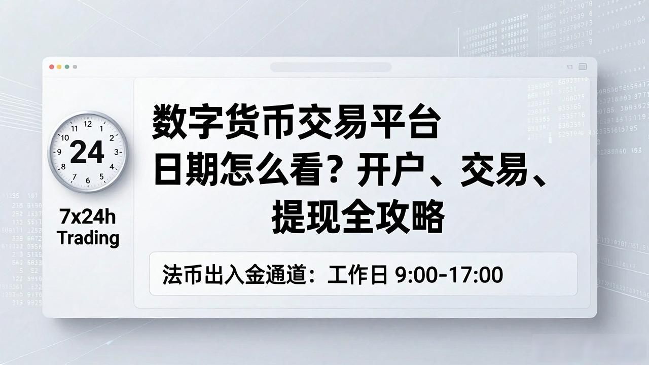 数字货币交易平台日期怎么看？开户、交易、提现全攻略
