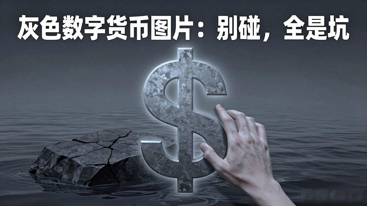 灰色数字货币图片大全：别碰，全是坑