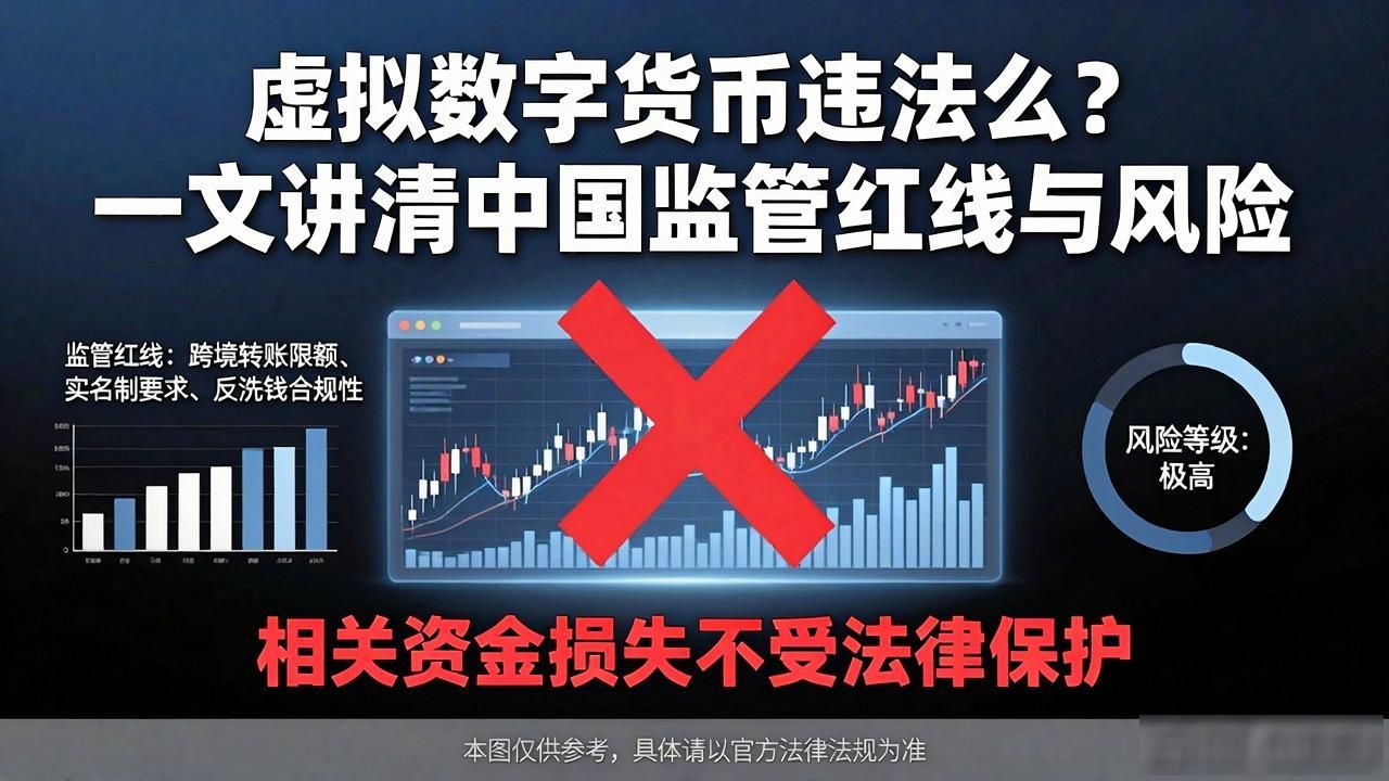 虚拟数字货币违法么？一文讲清中国监管红线与风险