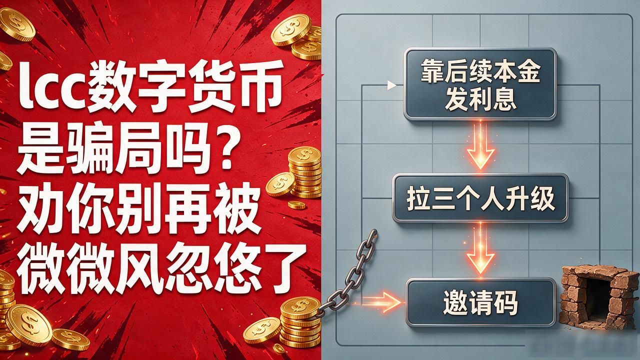 lcc数字货币是骗局吗？劝你别再被微微风忽悠了