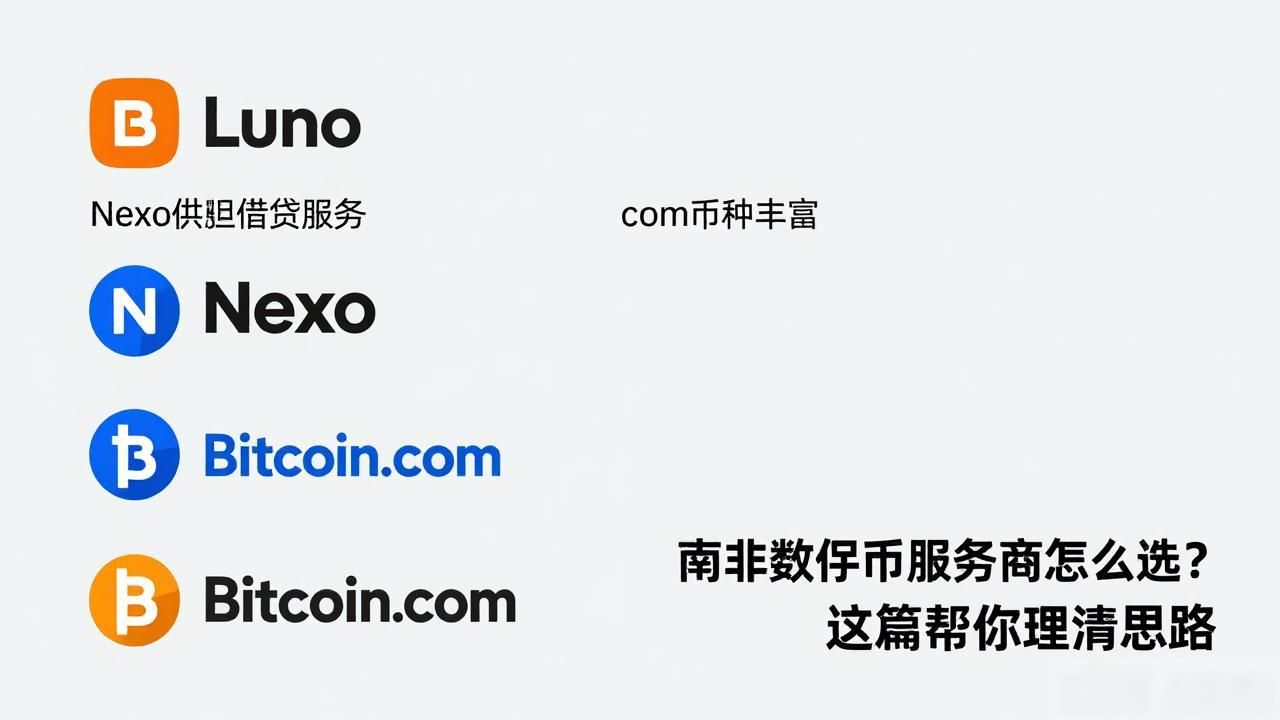 南非数字货币服务商怎么选？这篇帮你理清思路