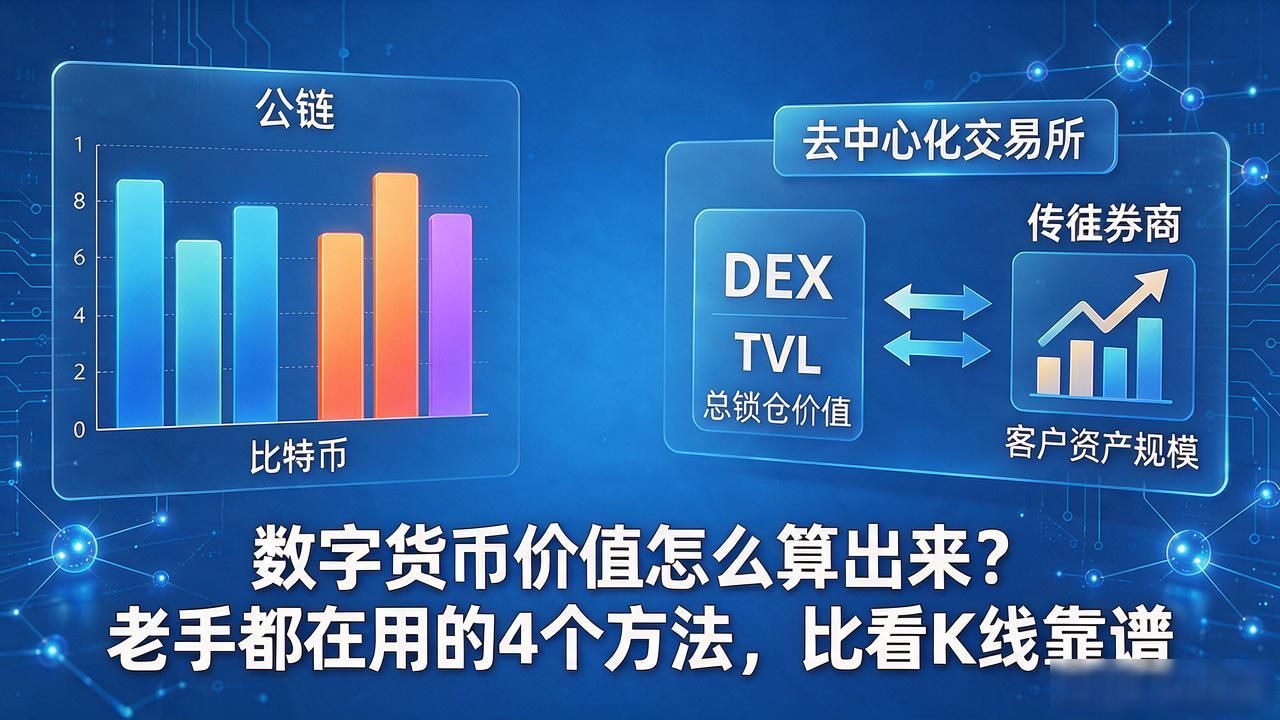 数字货币价值怎么算出来？老手都在用的4个方法，比看K线靠谱