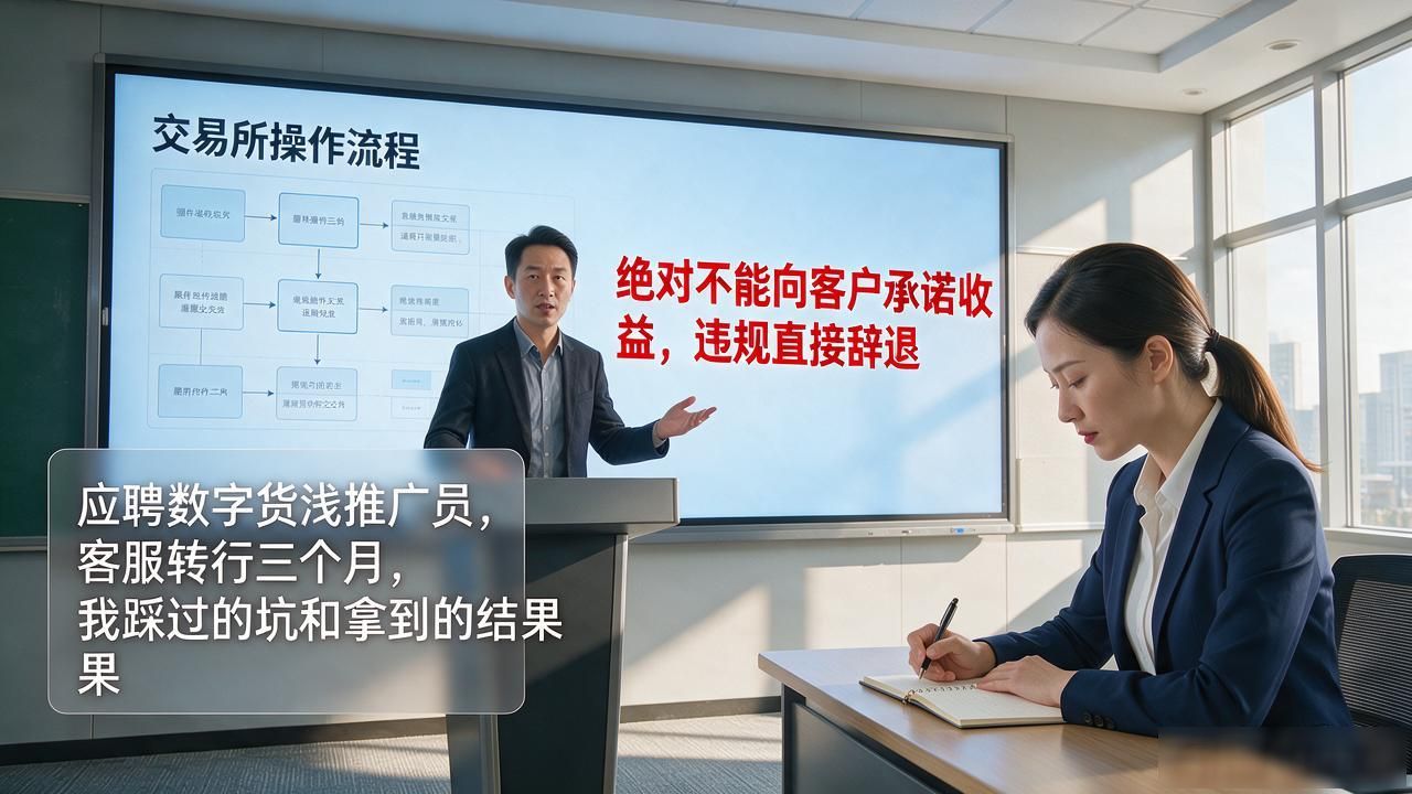 应聘数字货币推广员，客服转行三个月，我踩过的坑和拿到的结果