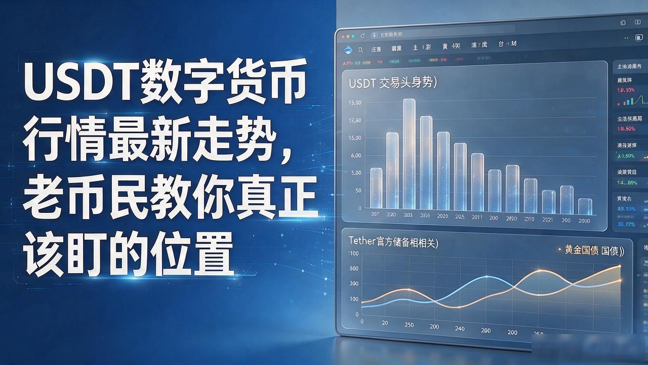 USDT数字货币行情最新走势，老币民教你真正该盯的位置