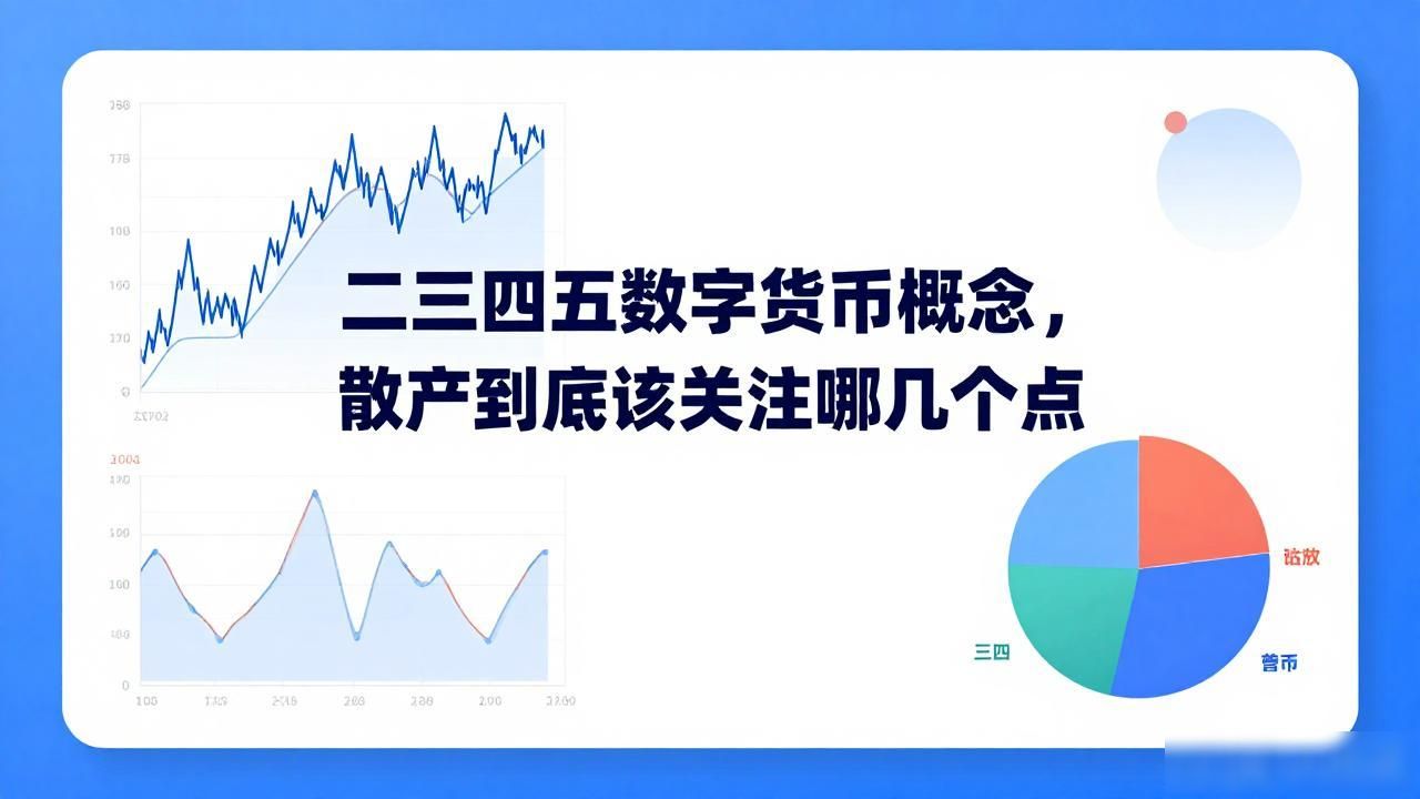 二三四五数字货币概念，散户到底该关注哪几个点