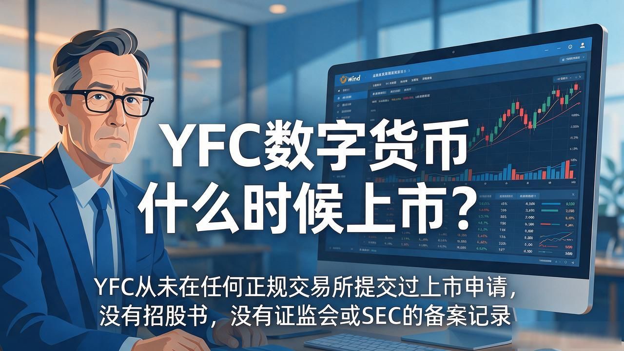 YFC数字货币什么时候上市？一个做了20年金融的人说句实话