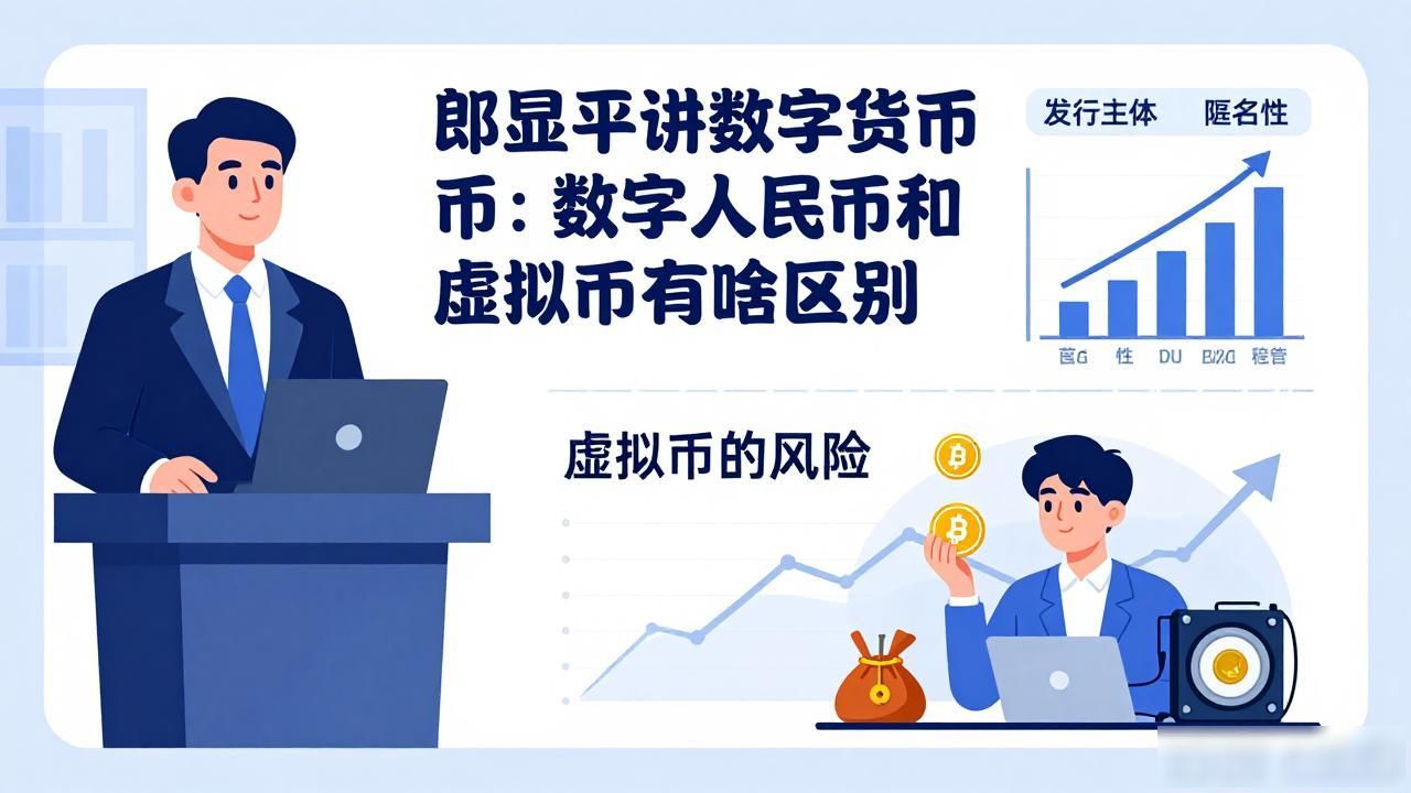 郎显平讲数字货币：数字人民币和虚拟币有啥区别