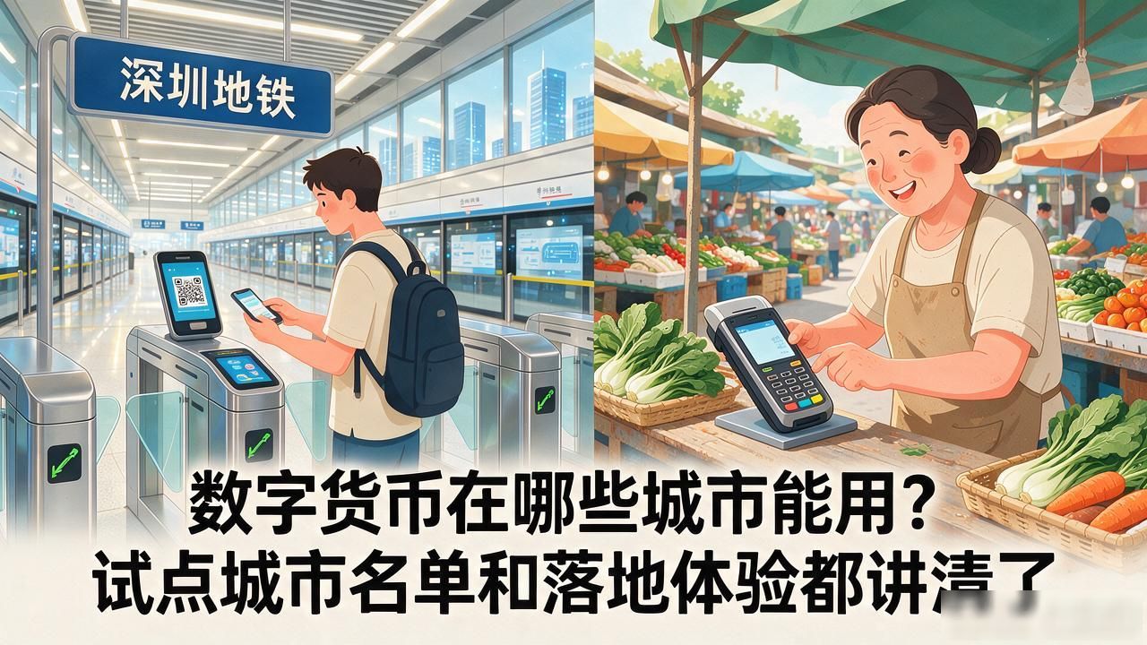 数字货币在哪些城市能用？试点城市名单和落地体验都讲清了