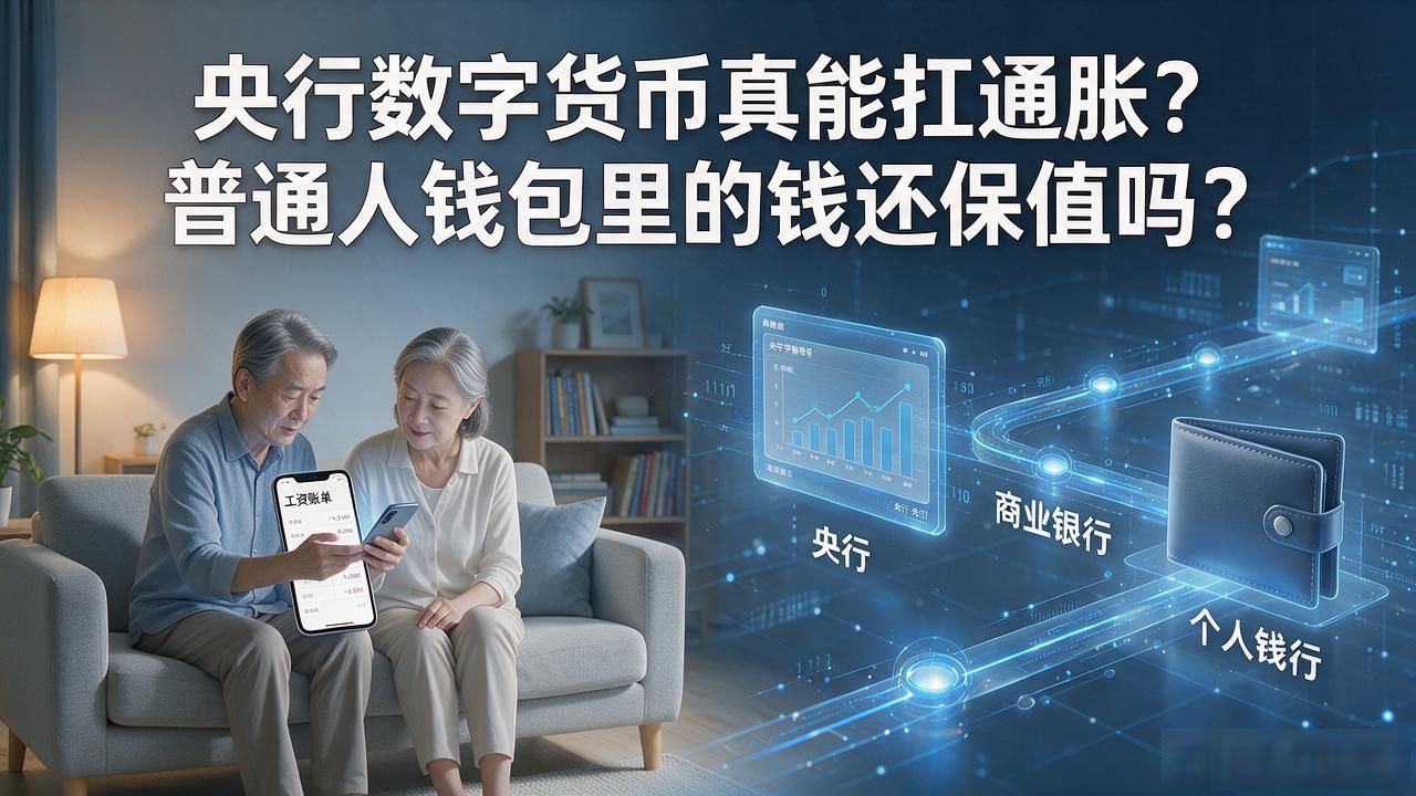 央行数字货币真能扛通胀？普通人钱包里的钱还保值吗
