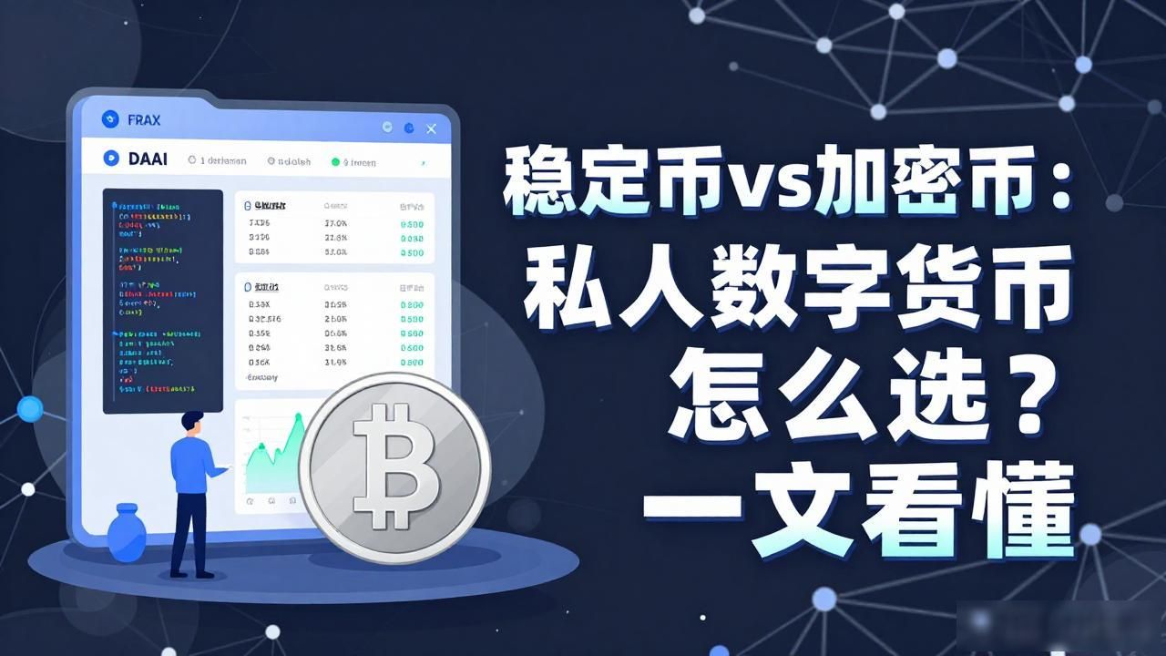 稳定币vs加密币：私人数字货币怎么选？一文看懂