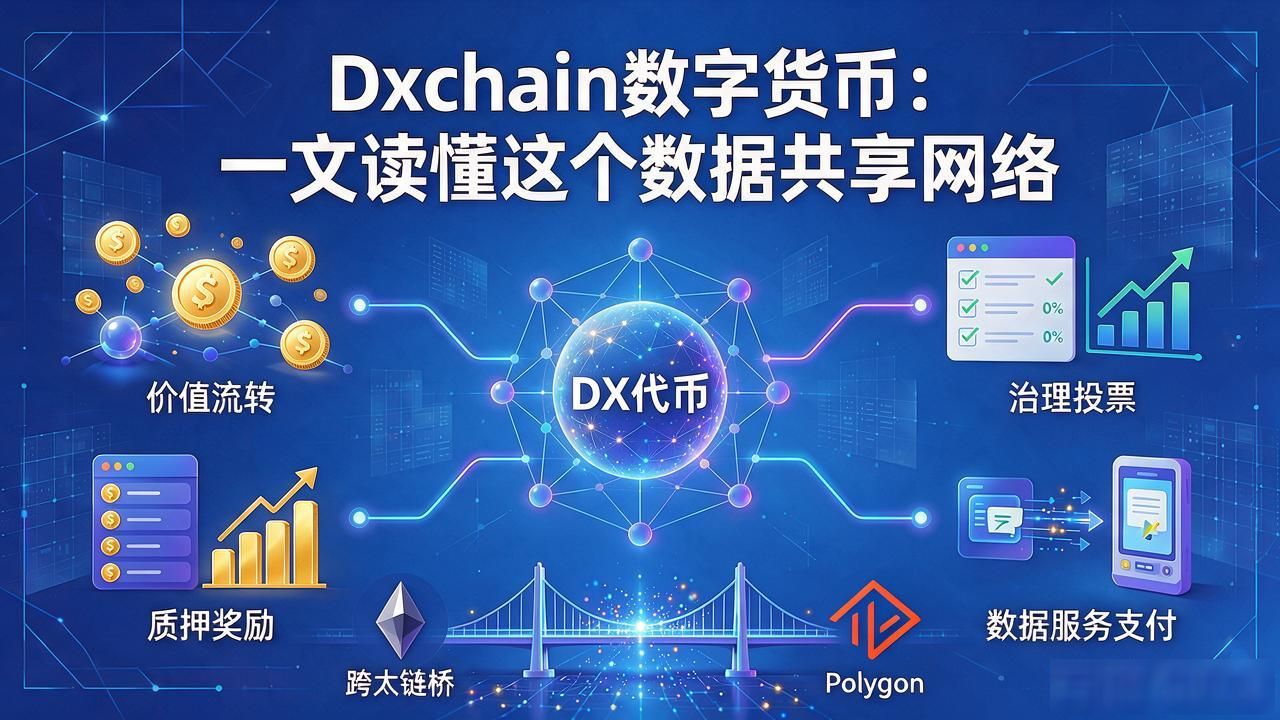 Dxchain数字货币：一文读懂这个数据共享网络