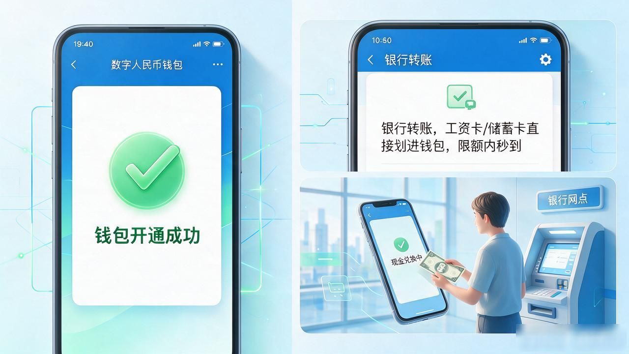 手机怎么支持数字货币？开钱包、充钱、转账、收款一次说清