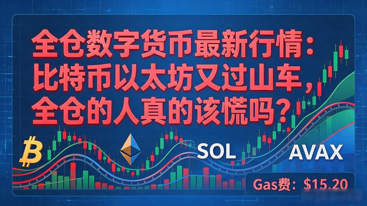 全仓数字货币最新行情：比特币以太坊又过山车，全仓的人真的该慌吗
