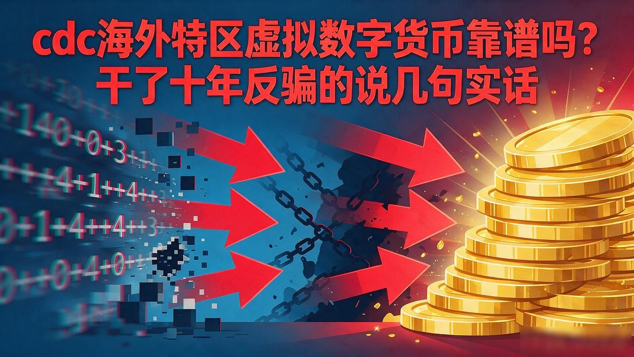 cdc海外特区虚拟数字货币靠谱吗？干了十年反骗的说几句实话
