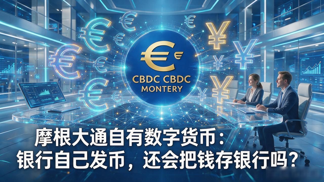 摩根大通自有数字货币：银行自己发币，还会把钱存银行吗