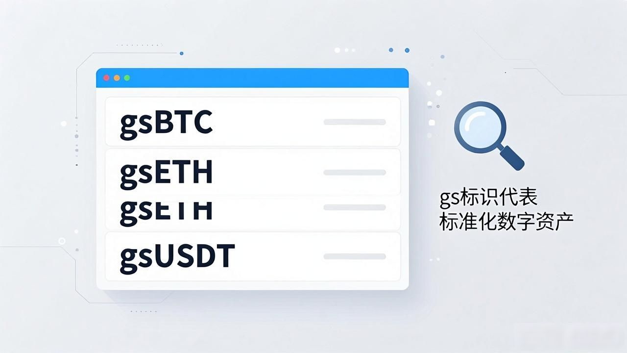 数字货币前面的gs是什么意思？一文说清这个常见疑问