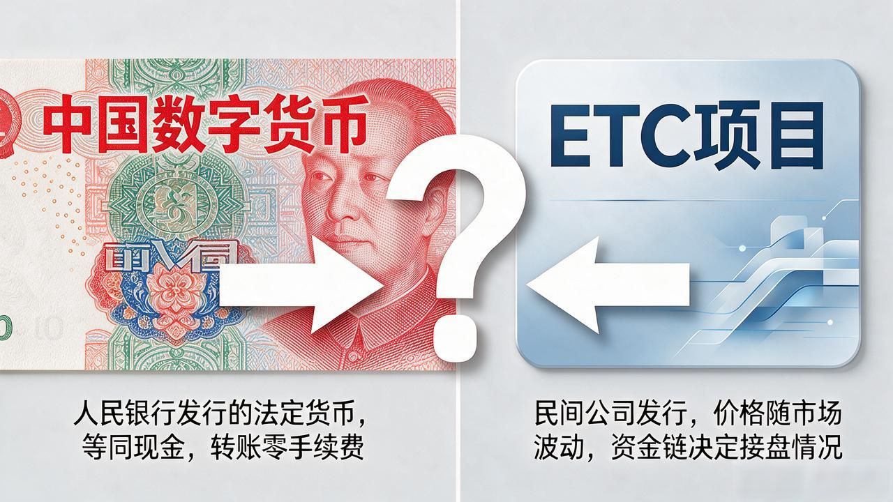 中国数字货币etc_央行数字人民币区别_中国数字货币etc骗局