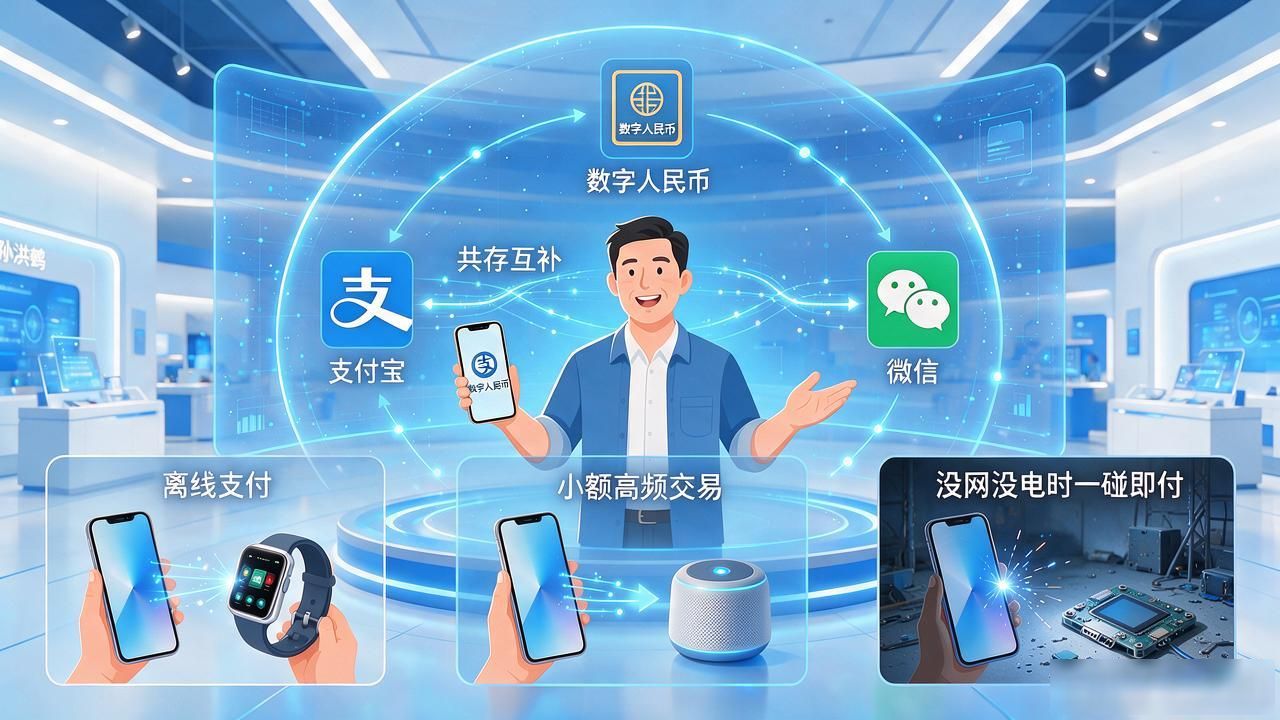孙洪鹤怎么讲数字货币：数字人民币不是革命，是货币的进化