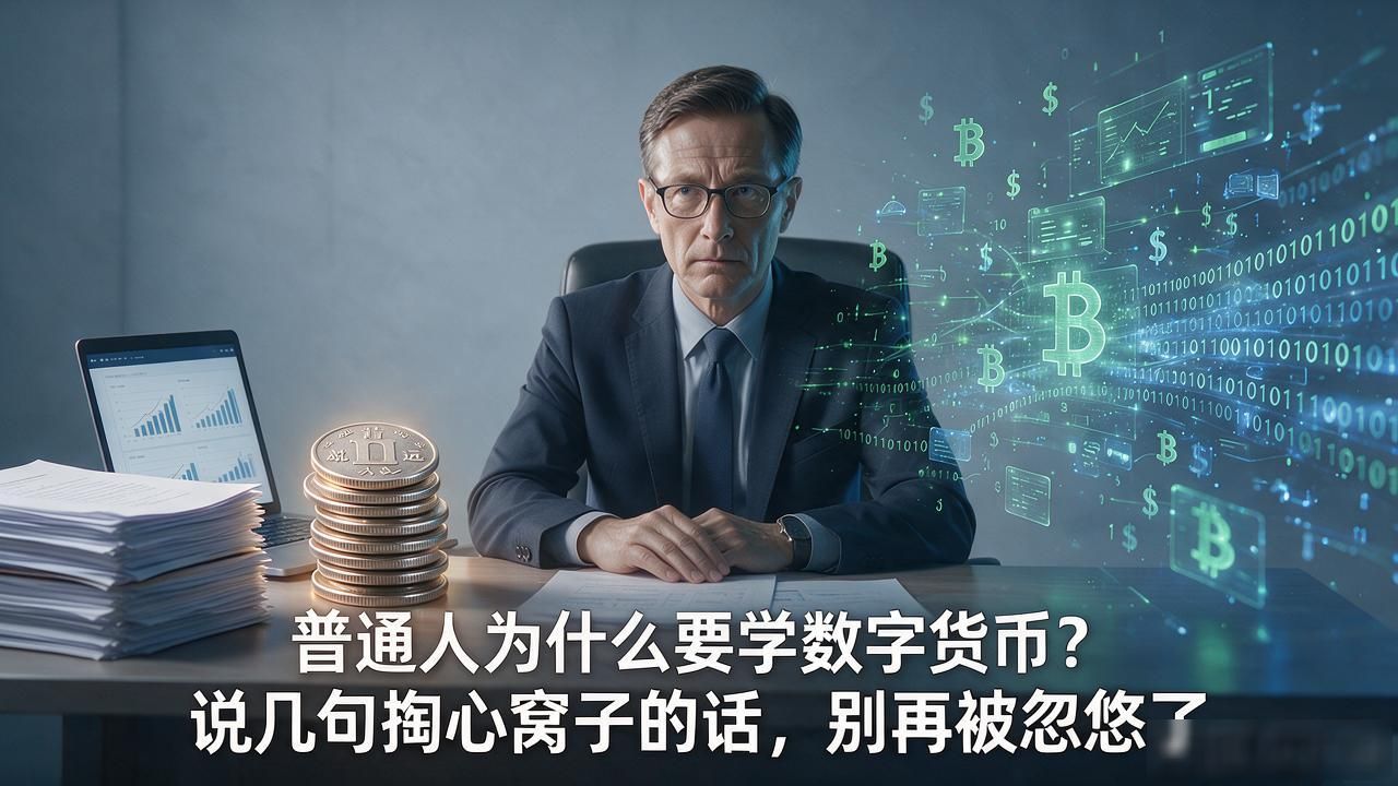 普通人为什么要学数字货币？说几句掏心窝子的话，别再被忽悠了