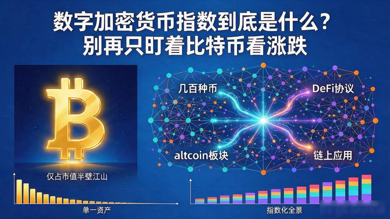 数字加密货币指数到底是什么？别再只盯着比特币看涨跌