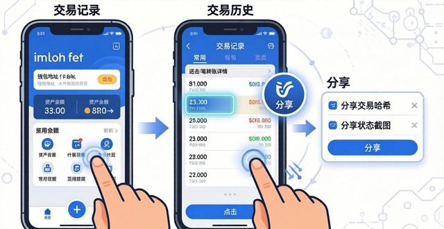 imToken钱包怎么分享交易记录和地址？社交功能三步搞定