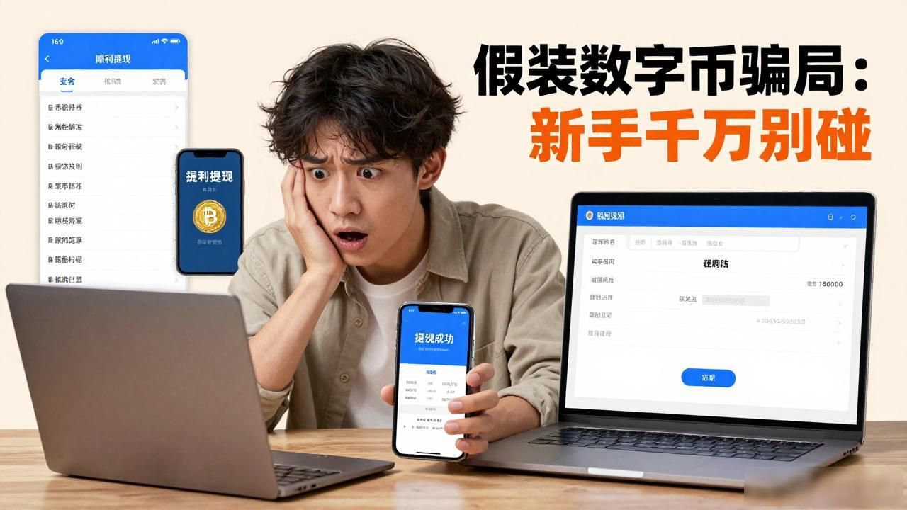 假装数字币骗局：新手千万别碰