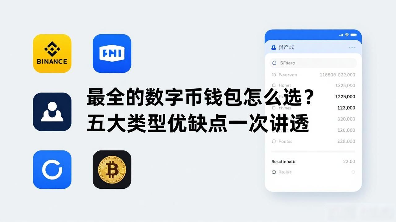 最全的数字货币钱包怎么选？五大类型优缺点一次讲透