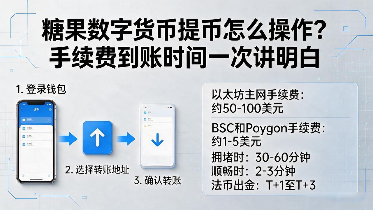 糖果数字货币提币怎么操作？手续费到账时间一次讲明白