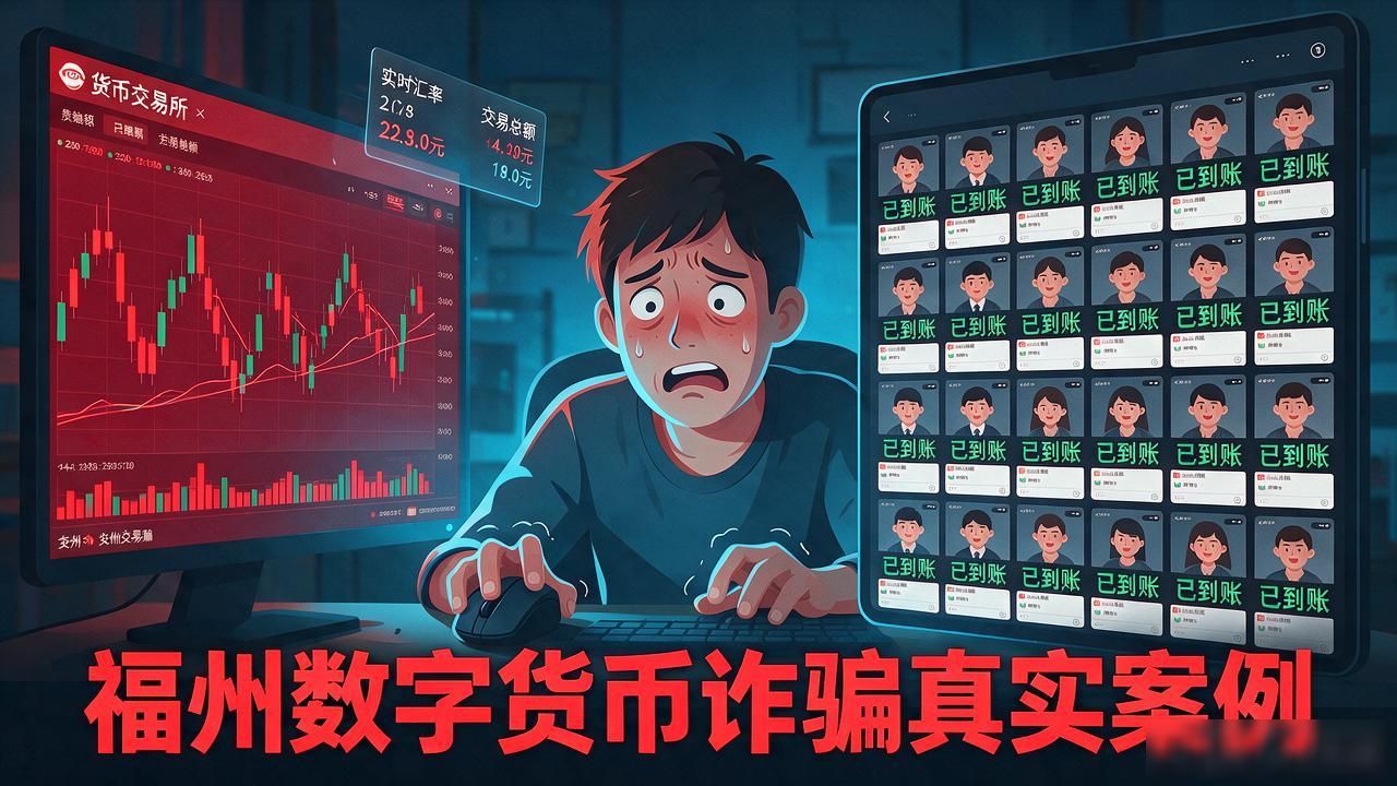 福州数字货币诈骗真实案例 八万块投进去 最后只剩一张截图