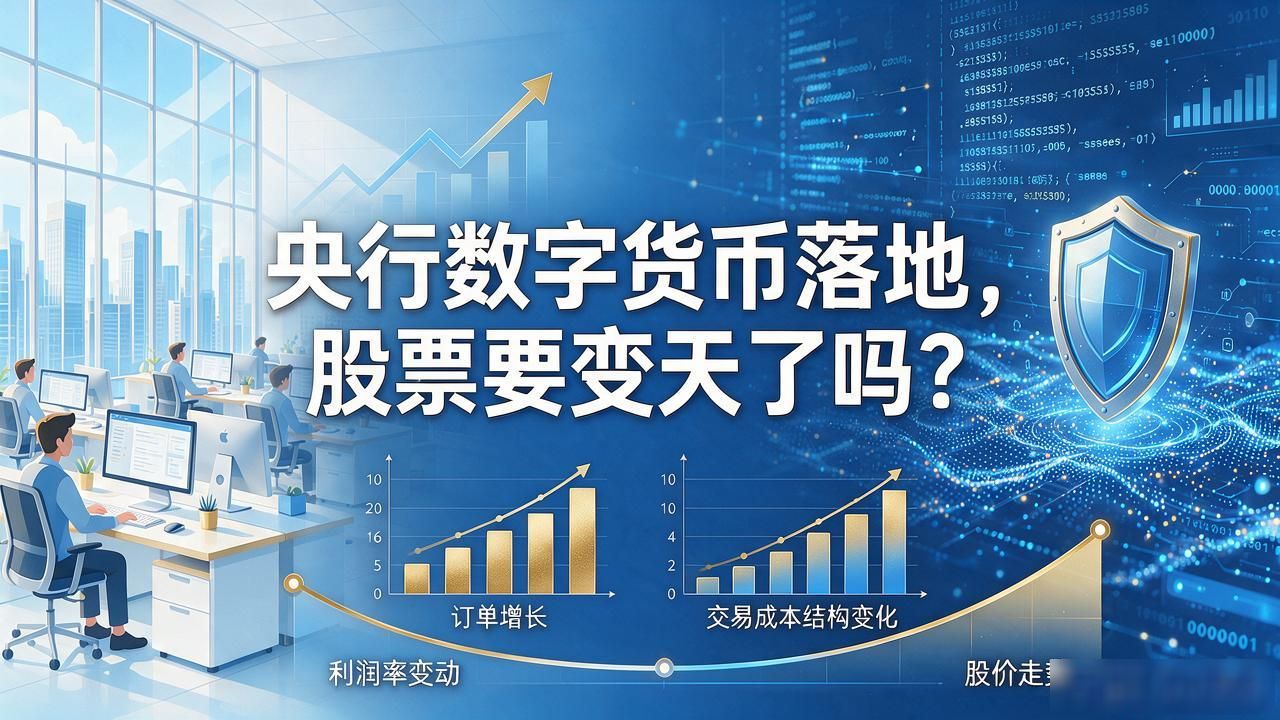 央行数字货币落地，股票要变天了吗